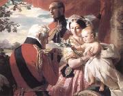 Franz Xaver Winterhalter The First of Mays (mk25) oil on canvas
